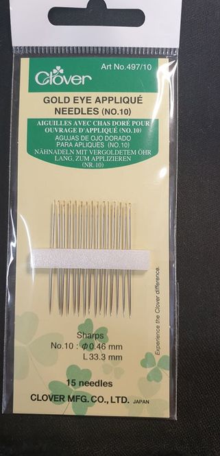 Hovedbilde Clover nåler nr. 10 Gold eye