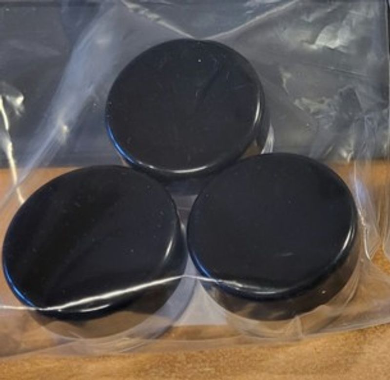 Oppbevaringsboks til perler 3 pk sort