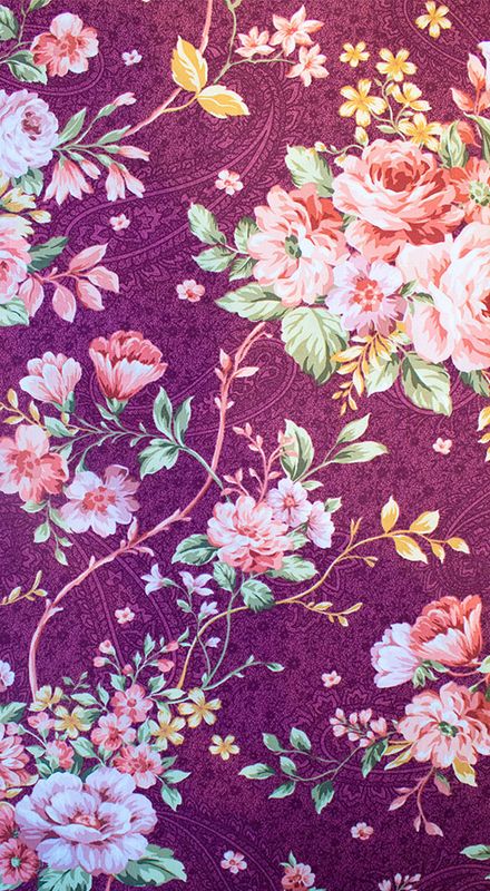 Bomullslerret Lilla storblomstret