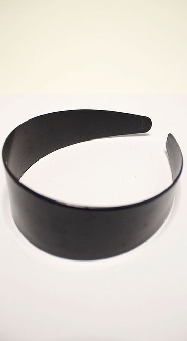 Hovedbilde Hårbøyle 3,9 cm sort plast