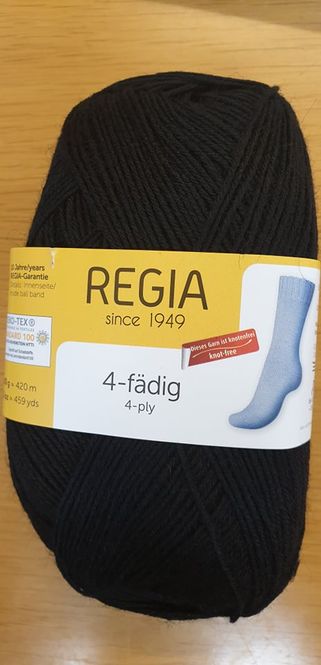 Hovedbilde Regia 4f. 100gr sort-  02066