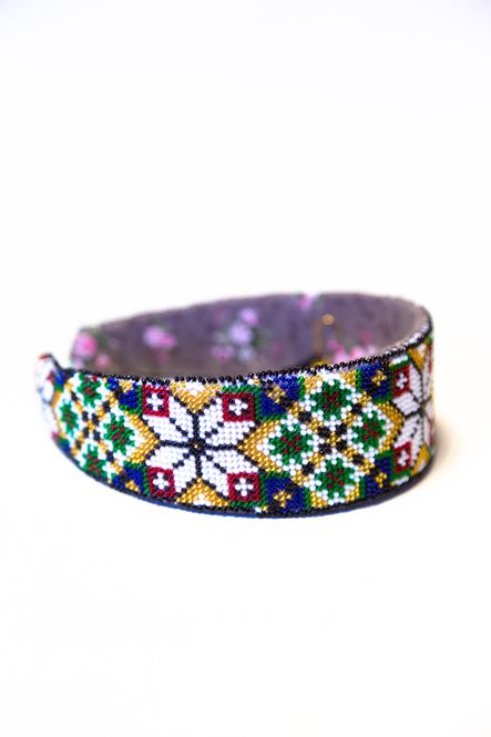 Hovedbilde Hårbøyle hel-perlet - xbred- Nr 6650