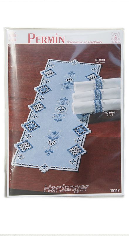 Hefte m/Hardanger broderi