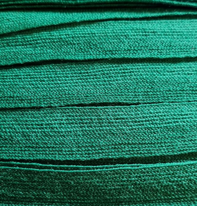 Strikkebånd/ Ullbånd lys grønn 25mm