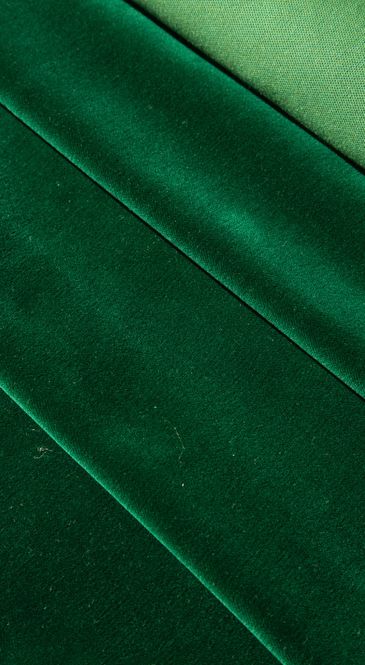 Hovedbilde Bomullsfløyel, mørkegrønn 