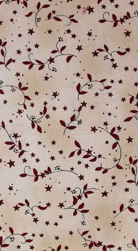 Bomullslerret Beige med oker mønster 200x100