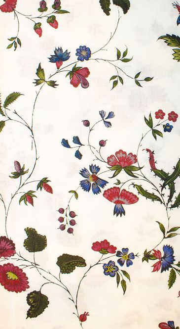 Hovedbilde Bomull forklè stoff, mønstret