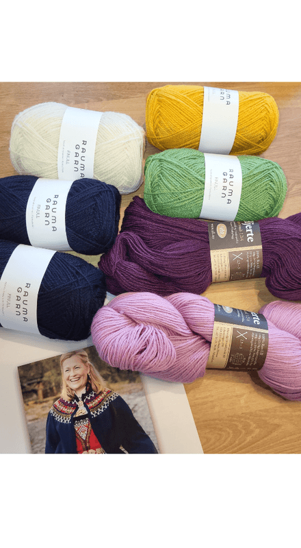 Bunadstrikk strikkepakke modell 