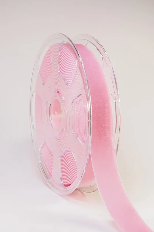 Fløyelsbånd 9 mm Blush Rose