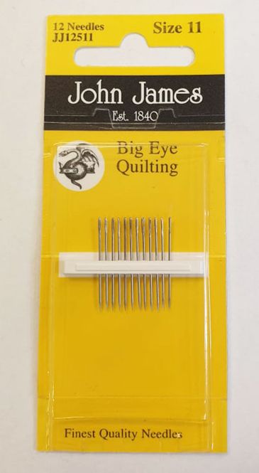 Hovedbilde JJames 12511 Big Eye Quilting nål nr 11