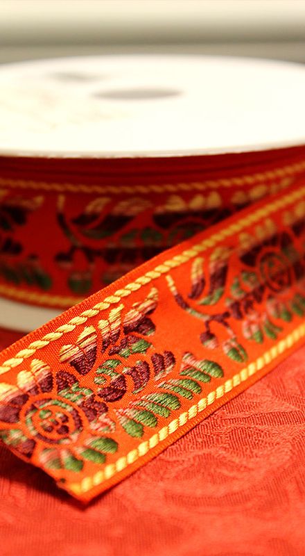 Florakvaring rød 25 mm