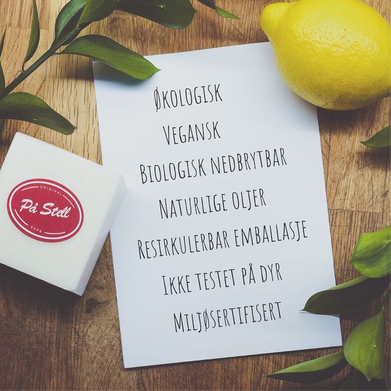 PåStell - Sitronsåpe stykke 230 gr