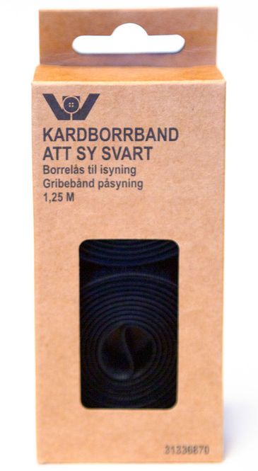 Hovedbilde Borrelås 1,25m sort